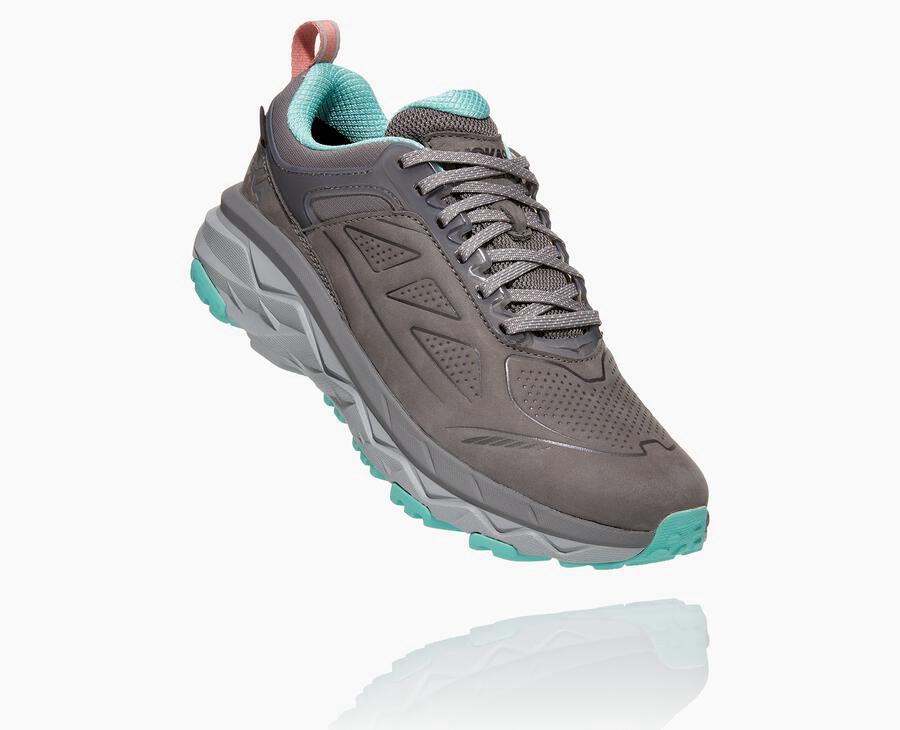 Tenis Hoka One One Trail Mujer Grises - Challenger Bajos Gore-Tex - URNB38624